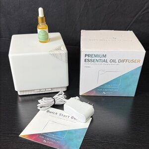 Asakuki Premium Essential Oil Diffuser & Oil